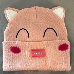 Igloo Pink Pig Knit Fabric Beanie
